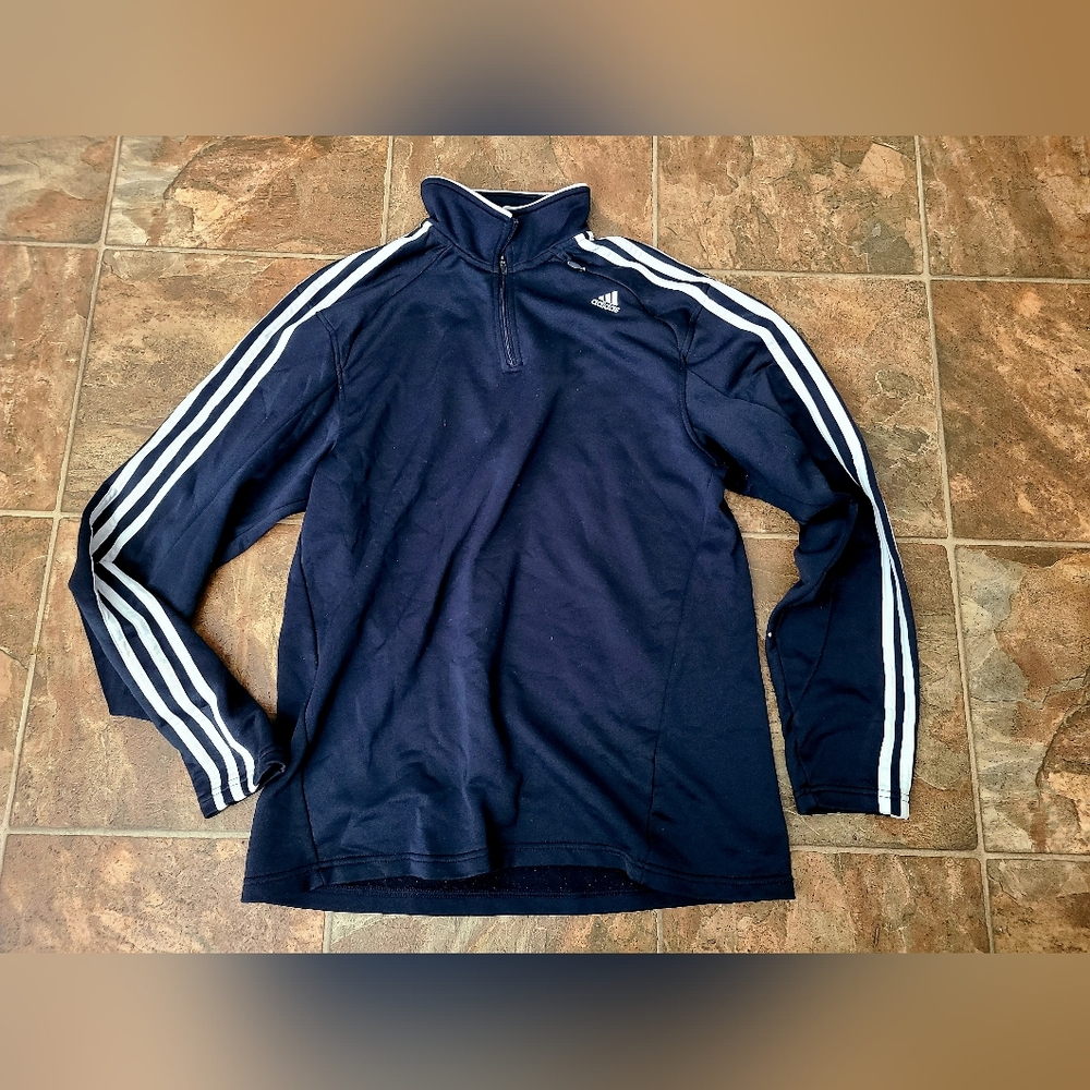 Adidas Navy TRACK JACKET PULL OVER